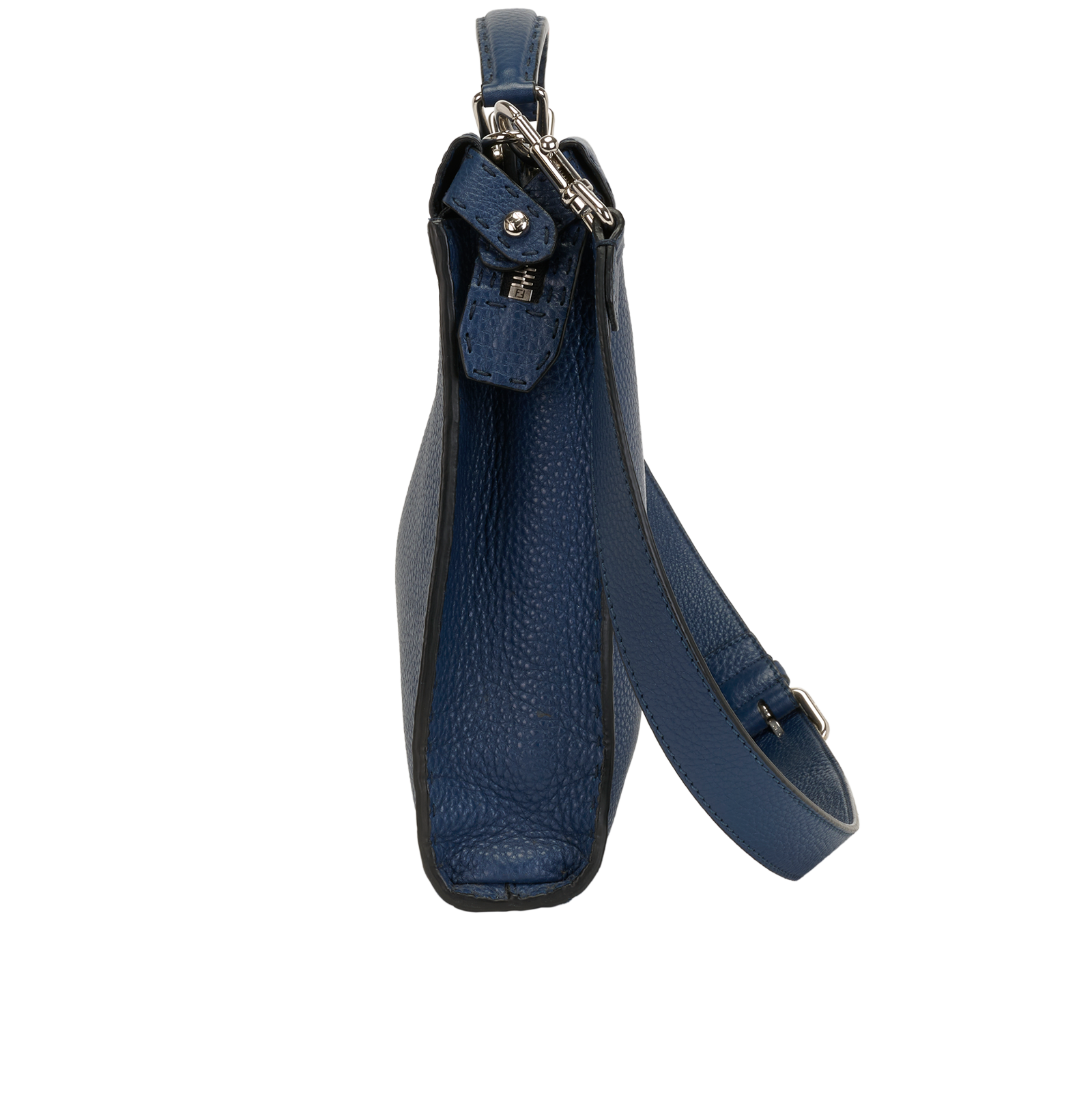 Selleria Peekaboo 2Way Briefcase, &pound;950, Handbags, Blue, Leather, Bottom view